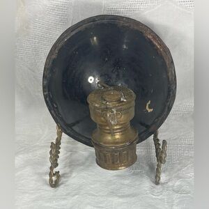 Vintage Brass and Black Lantern